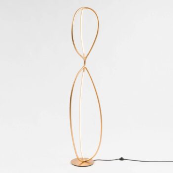 Artemide Arrival LED stojaca lampa, mosadz
