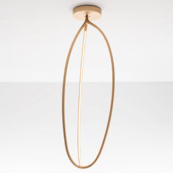 Artemide Arrival stropná lampa, ap, mosadz, 70 cm