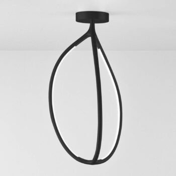 Artemide Arrival stropné svietidlo, App, čierna, 70 cm