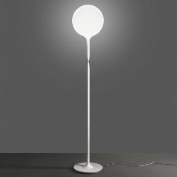 Artemide Castore stojaca lampa tienidlo sklo Ø35cm