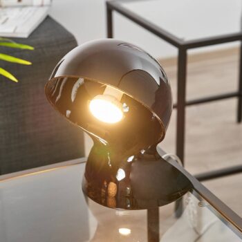 Artemide Dalù dizajnová stolová lampa v čiernom