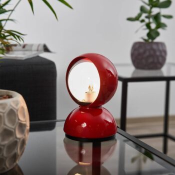Artemide Eclisse stolná lampa, červená