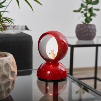 Artemide Eclisse stolná lampa, červená