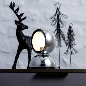 Artemide Eclisse stolná lampa, chrómová