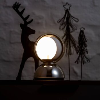 Artemide Eclisse stolná lampa, chrómová