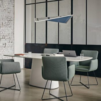 Artemide Flexia LED závesné svietidlo, modrá