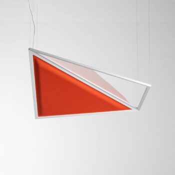 Artemide Flexia LED závesné svietidlo, oranžová