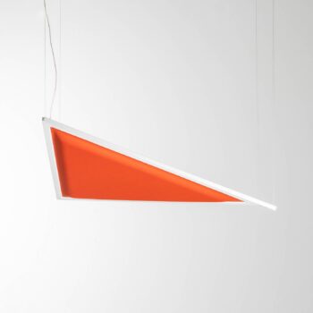 Artemide Flexia LED závesné svietidlo, oranžová