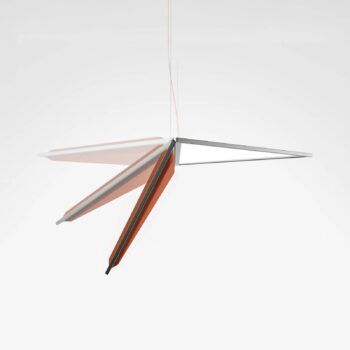 Artemide Flexia LED závesné svietidlo, oranžová