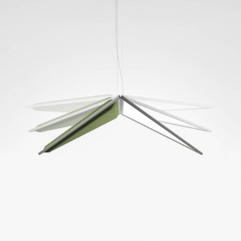Artemide Flexia LED závesné svietidlo, zelená