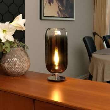Artemide Gople Mini stolová lampa bronz/strieborná