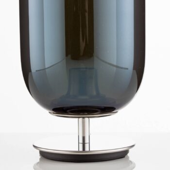 Artemide Gople Mini stolová lampa modrá/strieborná