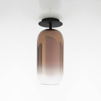 Artemide Gople Mini stropné svietidlo, meď/čierna