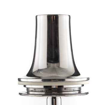 Artemide Gople stojaca lampa, modrá/strieborná