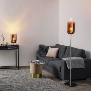 Artemide Gople stolová lampa medená/strieborná