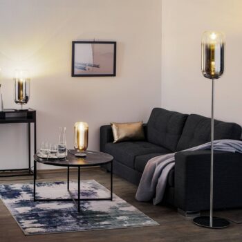 Artemide Gople stolová lampa striebro/striebro