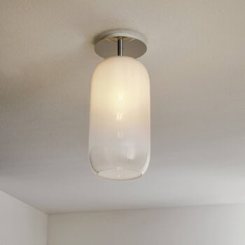 Artemide Gople stropné svietidlo biela/striebro