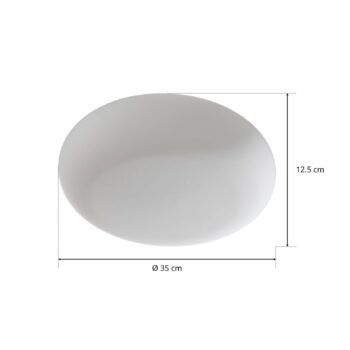 Artemide Itka sklenené nástenné svetlo IP65 Ø 35 cm