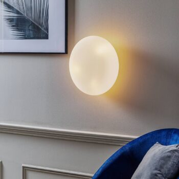 Artemide Itka sklenené nástenné svetlo IP65 Ø 35 cm