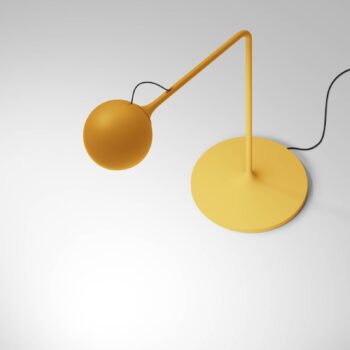 Artemide Ixa stolová LED lampa, žltá