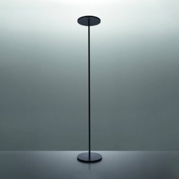 Artemide LED stojacia lampa Athena Integralis, čierna, 183 cm
