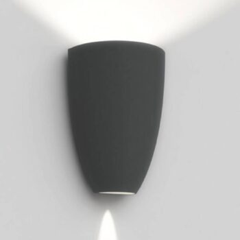 Artemide Molla vonkajšia nástenná LED antracit
