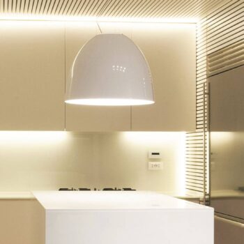 Artemide Nur Gloss závesná lampa, biela, lesklá