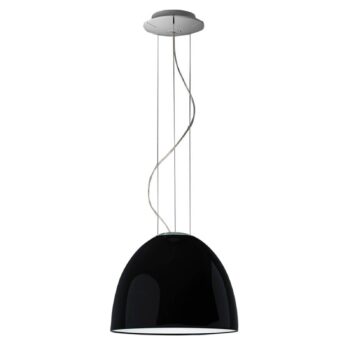 Artemide Nur Mini Gloss závesná lampa čierna