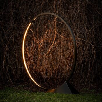 Artemide O LED svetlo na terasu, Ø 150 cm