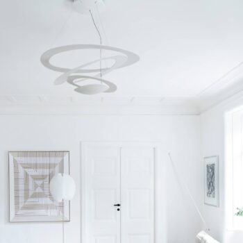 Artemide Pirce LED závesné svietidlo biela 2 700 K