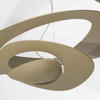 Artemide Pirce LED závesné svietidlo zlatá 3 000 K