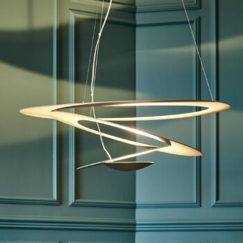 Artemide Pirce LED závesné svietidlo zlatá 3 000 K