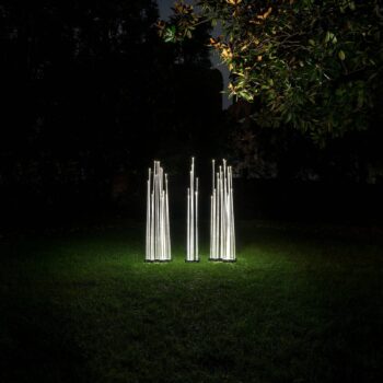Artemide Reeds Trojitá LED stojacia lampa IP67