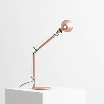 Artemide Tolomeo Micro stolová lampa, medená