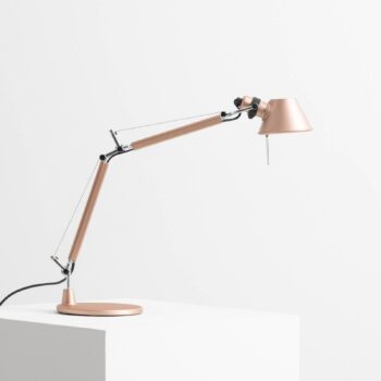 Artemide Tolomeo Micro stolová lampa, medená