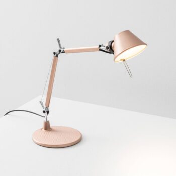 Artemide Tolomeo Micro stolová lampa, medená