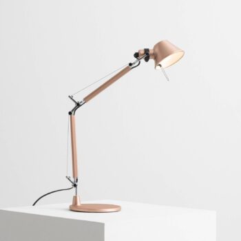 Artemide Tolomeo Micro stolová lampa, medená