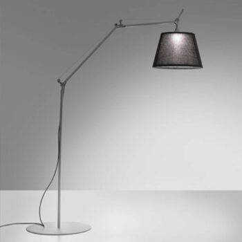 Artemide Tolomeo vonkajšia lampa, čierne tienidlo