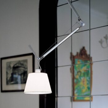 Artemide Tolomeo závesné svietidlo decentrálne pergamenové