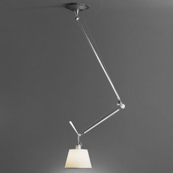 Artemide Tolomeo závesné svietidlo decentrálne pergamenové
