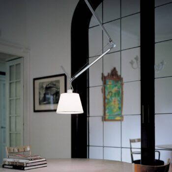 Artemide Tolomeo závesné svietidlo decentrálne pergamenové