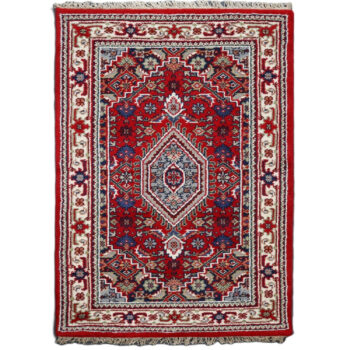 Asra, Kusový ručne tkaný koberec Bidjar red, 90x160, červená, obývacia izba