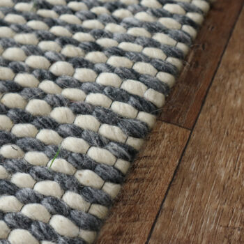 Asra, Kusový ručne tkaný koberec Woolen 2 Grey, 150x240, šedá, obývacia izba