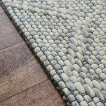 Asra, Kusový ručne tkaný koberec Woolen 4 Grey, 150x240, šedá, obývacia izba