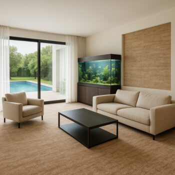 Associated Weavers, AKCIA: 645x263 cm Koberec metráž Tropical 33, šíře, béžová, filc, chodba / predsieň