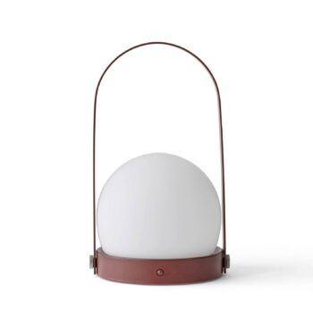 Audo Carrie LED lampa batéria IP44, červená