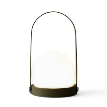 Audo Carrie LED lampa s batériou IP44, olivová