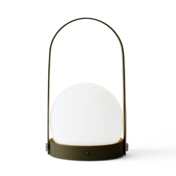 Audo Carrie LED lampa s batériou IP44, olivová