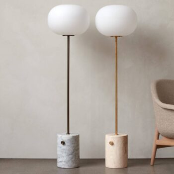 Audo JWDA stojacia lampa zo svetlého mramoru
