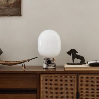 Audo JWDA stolová lampa, mramor calacatta-viola